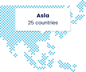 Asia 25 countries