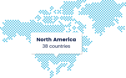 North America 38 countries